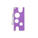 Mini abridor de botellas de acero inoxidable 5,8 x 2,2 x 0,2 cm Quitatapas de pegamentos para pestañas Herramienta abridora 0,8–1,3 cm Ayuda 8