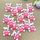 Mini adornos de ositos de peluche 20 uds. 3