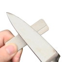Mini afilador de cuchillos de bolsillo con forma de llavero, de diamante, para acampar, herramienta de acero para exteriores, para senderismo 4