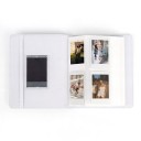 Mini-Album für Fujifilm Instax mini 288 Taschen 20 x 16 x 3 cm Ausschnitt für Foto auf dem Cover Verschluss mit Gummiband Für Fotos 11