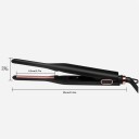 Mini alisador de pelo y barba de cerámica, plancha fina tipo lápiz para cabello corto, peinado preciso, para hombres y mujeres, enchufe UE 2