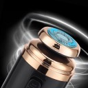 Mini aparat de ras electric spălabil 3,2 x 6 cm încărcare USB-C 250 mAh negru aparat compact pentru călătorii și bărbierit zilnic 4