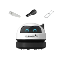 Mini aspirapolvere da tavolo Ricaricabile Pulitore senza fili per tastiere Pulitore portatile per polvere 500mAh Forte aspirazione 3 bocchette Compatto funzionamento silenzioso 1