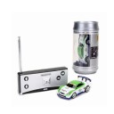 Mini auto radiocomandata per bambini dai 3 anni Modello da corsa con spoiler e telecomando con antenna In confezione a forma di lattina 1
