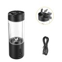 Mini bærbar blender 530ml 6 blade 22000rpm USB-C strøm 4000mAh batteri Smoothieblender til frugt, grøntsager, cocktails, rejser 4