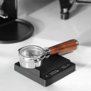 Mini balança digital de cozinha para café 0,3–2 kg 104 × 104 × 19 mm 270 g com cronómetro recarregável USB-C balança barista precisa 4