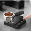 Mini balance de cuisine numérique pour café 0,3–2 kg 104 × 104 × 19 mm 270 g avec minuterie rechargeable USB-C balance barista précise 9