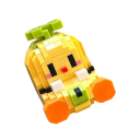 Mini Banana Construction Set 5.2 x 6 x 6.4 cm 333 pcs Micro 3D DIY Building Blocks Delicious Fruit Creative Educational Toy for Children Aged 8 and Above Model 4