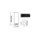 Mini batéria do elektrokola S002 36 V 10,5 Ah 378 Wh články LG čierna valcová konštrukcia s BMS a LED ukazovateľom pre motory do 500 W 3