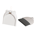 Mini bezem met 23,5 x 18 cm Schattige berenmotief Plastic schoonmaakset voor huishoudens Keuken Kinderkamer Badkamer 2