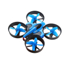 Mini Blå Drone Helikopter 3 i 1 Drone Båd Køretøj LED Lys 6-akset Gyroskop 2 Hastigheder 360° Vipbar Fjernbetjening 150 mAh Batteri 2