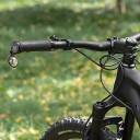 Mini Black Bicycle Rearview Mirror Diameter 3 cm Rotatable Universal Mirror for Handlebars 16–22 mm Adjustable Cycle Rearview Mirror 5