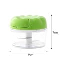 Mini blender de bucătărie tocător de alimente presă manuală pentru usturoi râșniță multifuncțională pentru carne tăietor de legume 7x9cm oțel 4