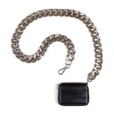 Mini bolso de mano de piel para mujer con cadena 3