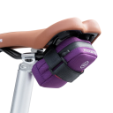 Mini borsa da ciclismo 10,8 × 9 × 4,6 cm Leggera borsa impermeabile per bicicletta 0,35 l Tasca portatile per il telaio per piccoli oggetti 6