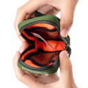 Mini borsa da ciclismo 10,8 × 9 × 4,6 cm Leggera borsa impermeabile per bicicletta 0,35 l Tasca portatile per il telaio per piccoli oggetti 7