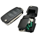 Mini caixa de segurança secreta em forma de chave de carro Compartimento oculto para dinheiro, comprimidos, joias Refúgio discreto para viagens 2