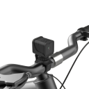 Mini camera sportiva 1080P HD WiFi hotspot e impermeabile 37,8 x 33,3 x 32,6 mm obiettivo grandangolare 120° nera registratore per moto e bicicletta 3