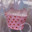 Mini camiseta de tirantes para mujer con estampado de fresas 2