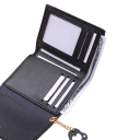 Mini carteira com gatinho animado e patinha da sorte 11,5x9 cm mais de 7 compartimentos janela para foto bolso para notas design fofo e prático 2