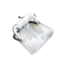 Mini carteira transparente à prova de água 12 cm Plástico Com fecho Estojo compacto para moedas, chaves e pequenos objetos 1