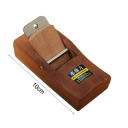 Mini cepilladora de carpintería de 10 cm, cepilladora manual para madera, cuerpo de madera y hoja de acero al carbono, acabado fino, trabajos de carpintería detallados 2