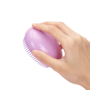 Mini cepillo de masaje antiestático 8,7 x 6,5 cm Cepillo desenredante en forma de huevo para cabello húmedo y seco Para todos los tipos 3
