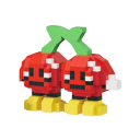 Mini Cherry Building Set 8.4 x 3.2 x 6.08 cm 354 pcs Micro 3D DIY Building Blocks Delicious Fruit Creative Educational Toy for Children Aged 8 and Above Model 2