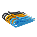 Mini coltello spelacavi per cavi 90 mm strumento portatile per spelare e tagliare fili per cavi di rete ed elettrici 4