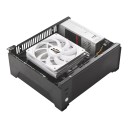 Mini Computer Case T10 240 x 211 x 95 mm for Mini-ITX Motherboard with Flex ATX Power Supply and Cooler up to 70 mm for Gaming and Office PC 6