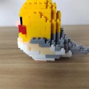 Mini construção de pássaro 10 x 7,6 x 6,5 cm Modelo detalhado de pequenos blocos para construção criativa Construção decorativa para crianças 4