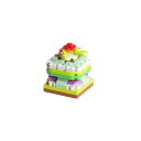 Mini construcción de modelo 3D de postre con bloques de partículas 158 piezas Pastelito colorido para niños de 8 años en adelante y adultos Ladrillos 2