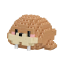 Mini construcție Mrož 6 x 7 x 3,5 cm Lumea oceanică subacvatică blocuri de particule Model educativ de animale pentru copii Construcție mică creativă compatibilă 1