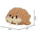 Mini construcție Mrož 6 x 7 x 3,5 cm Lumea oceanică subacvatică blocuri de particule Model educativ de animale pentru copii Construcție mică creativă compatibilă 2
