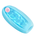 Mini copa de masturbación masculina con interior acanalado de material suave 4x2 cm, embalaje discreto 3