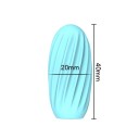 Mini copo masturbador masculino com interior texturizado em material macio 4x2 cm, embalagem discreta 2