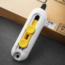 Mini cortador de cajas magnético con cierre de seguridad, cortador de precisión para paquetes y cajas de cartón, para uso doméstico, en oficinas y almacenes. 5
