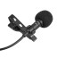 Mini csíptetős mikrofon - fekete 3