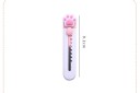 Mini cuchillo de corte blanco con forma de pata, bonito cuchillo de letras, cortador de paquetes de plástico para el hogar, la escuela, la oficina, uso diario. 3