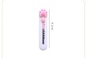 Mini cuchillo de corte blanco con forma de pata, bonito cuchillo de letras, cortador de paquetes de plástico para el hogar, la escuela, la oficina, uso diario. 5