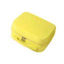 Mini dámský cestovní kufr 30 x 15 x 24 cm pevný odolný materiál ABS a PC s madlem a zipem na dovolenou víkendové cesty a kosmetiku 9