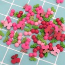 Mini decoração de cerejas 50 unid 4