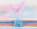 Mini decoración de cola de pez 10 piezas 7