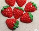 Mini decoración de fresas 10 uds. 3