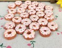 Mini decoraciones de donuts 10 piezas 1
