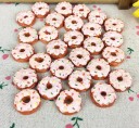 Mini decoraciones de donuts 10 piezas 2