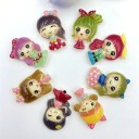 Mini décoration poupée 16 pcs 2
