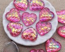 Mini décorations cœur 100 pcs 10