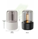 Mini diffusore di aromi USB Umidificatore d'aria con luce notturna Umidificatore portatile silenzioso per camera da letto ufficio 3