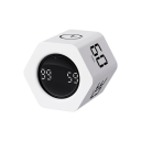 Mini-Digital-Küchentimer mit voreingestellten Zeiten, wiederaufladbarer Timer, 500 mAh, Timer zum Kochen, Lernen, Training, Zeiterinnerung 5